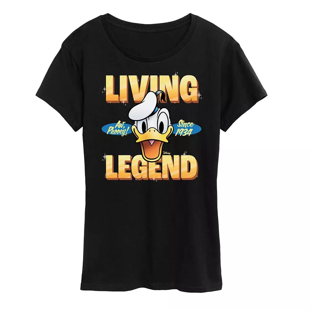 Disney's Donald Duck Women's Living Legend 1934 Graphic Tee,  Product Image