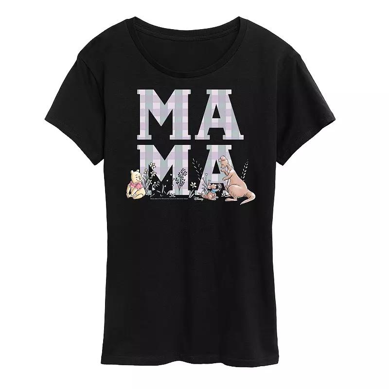 Disney's Minnie Mouse Women's Mama Grid Graphic Tee,  Product Image