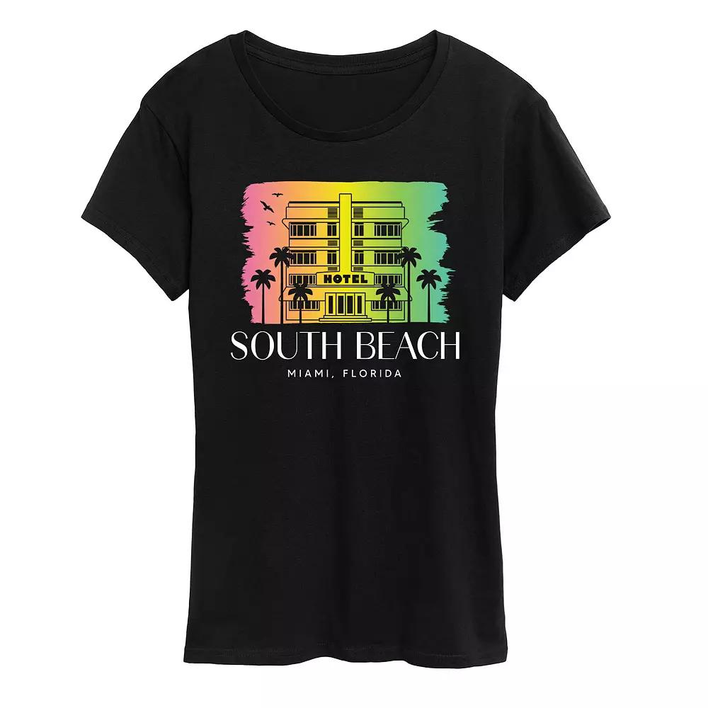 Women's South Beach Florida Graphic Tee,  Product Image