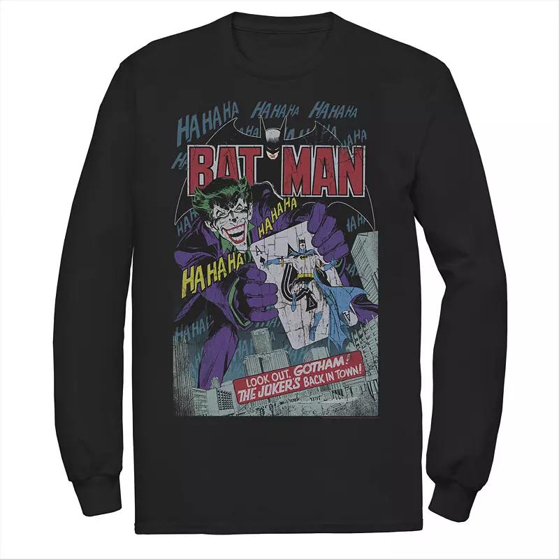 Men's DC Comics Batman And Joker Comic Cover Tee,  Product Image