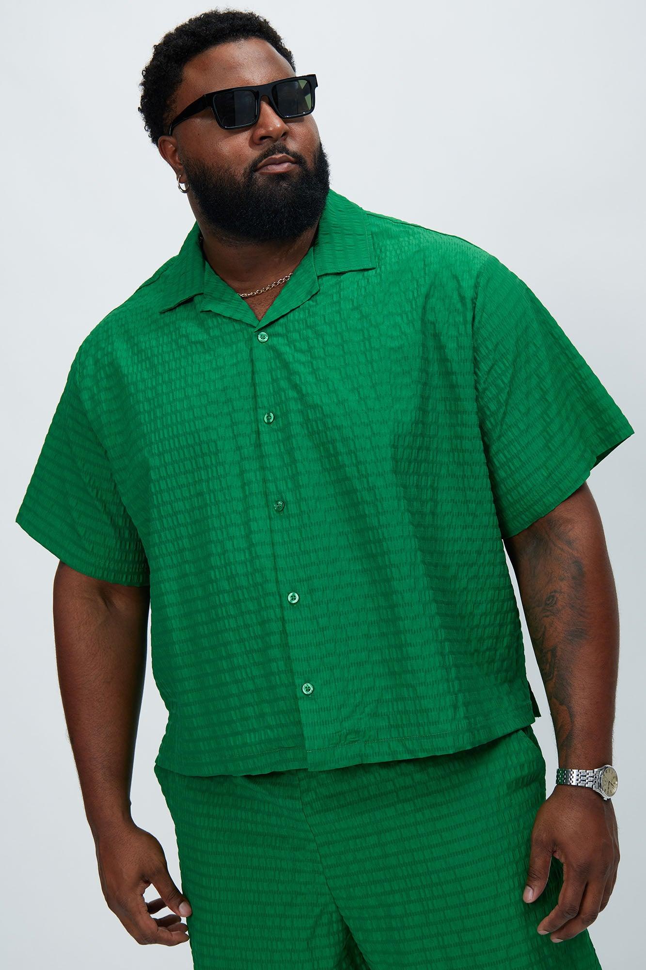 Sierra Textured Shirt - Green Product Image