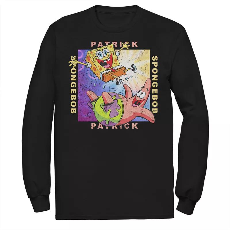 Men's Spongebob SquarePants Patrick Square Wrap Around Tee,  Product Image