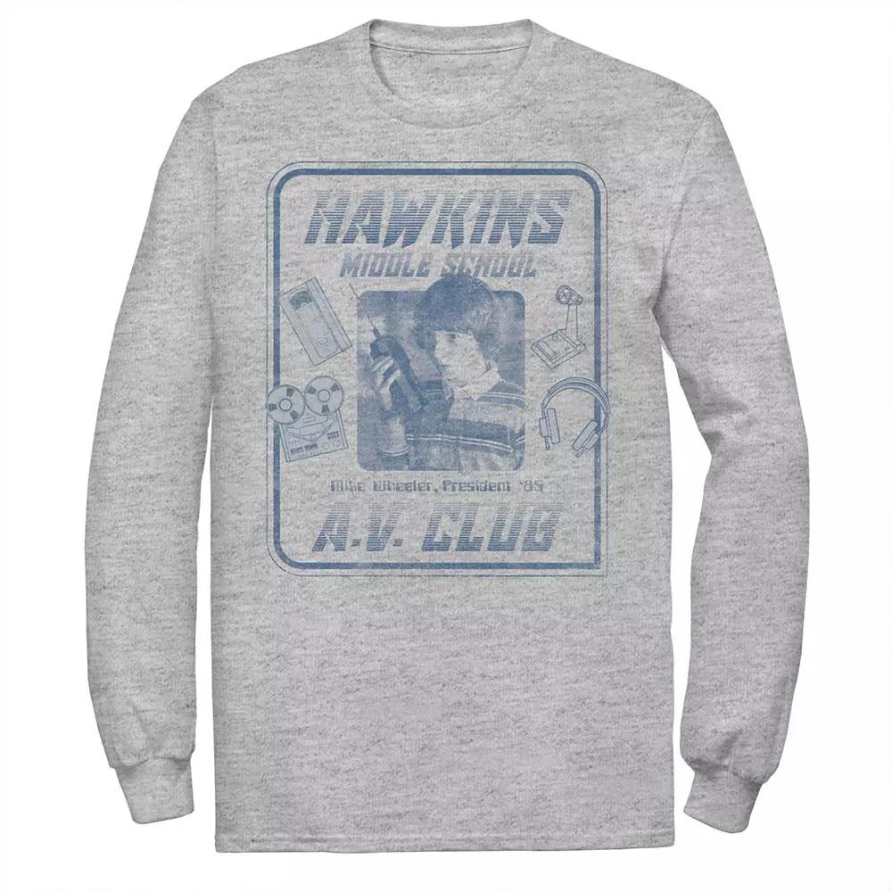 Men's Netflix Stranger Things Mike Wheeler Hawkins A.V. Club Tee,  Product Image