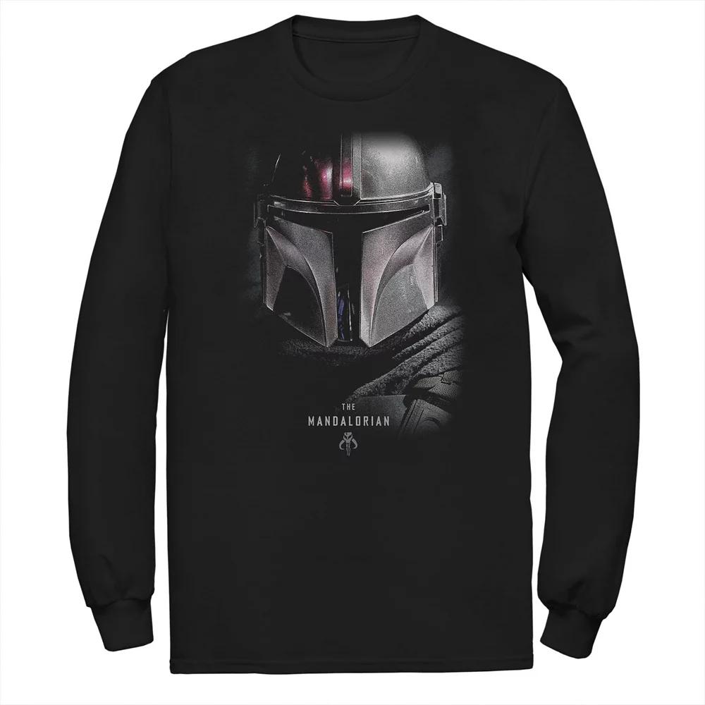 Men's The Mandalorian Bounty Hunter Shadow Tee, Size: 3XL, Black Product Image