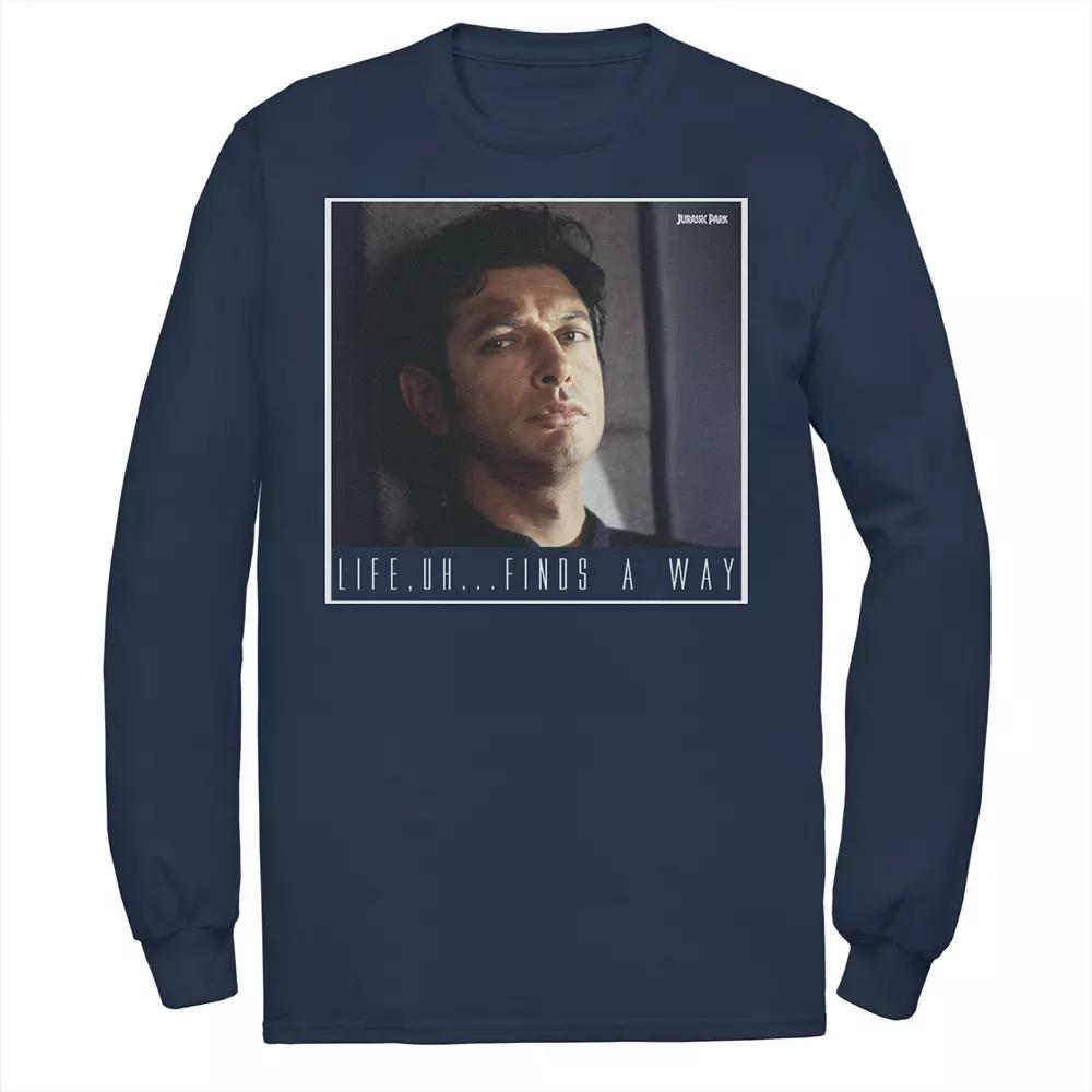 Men's Jurassic Park Ian Malcolm Life Finds A Way Tee,  Product Image