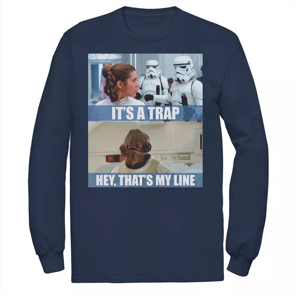 Men's Star Wars It's A Trap Hey That's My Line Tee,  Product Image