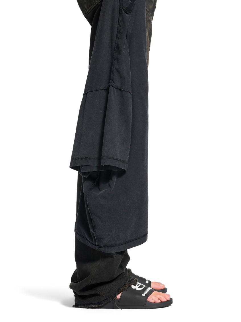 BALENCIAGA Rubber Slide Sandals For The Pool Men In Black White Product Image