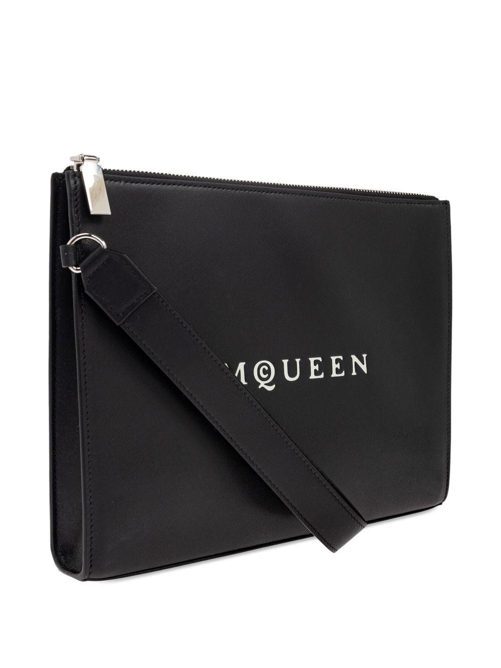 leather clutch bag Product Image