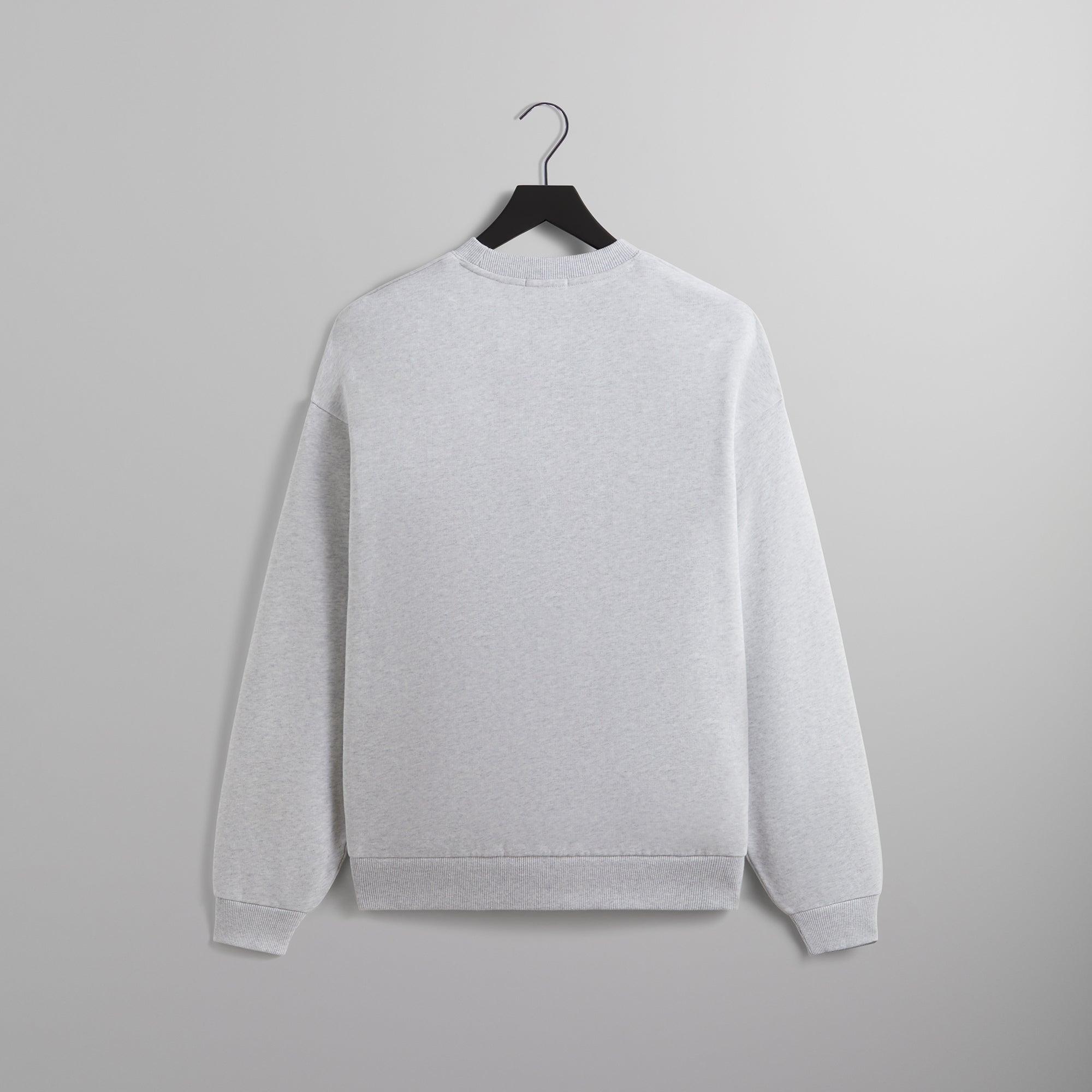 Kith Nelson Crewneck - Light Heather Grey Male Product Image