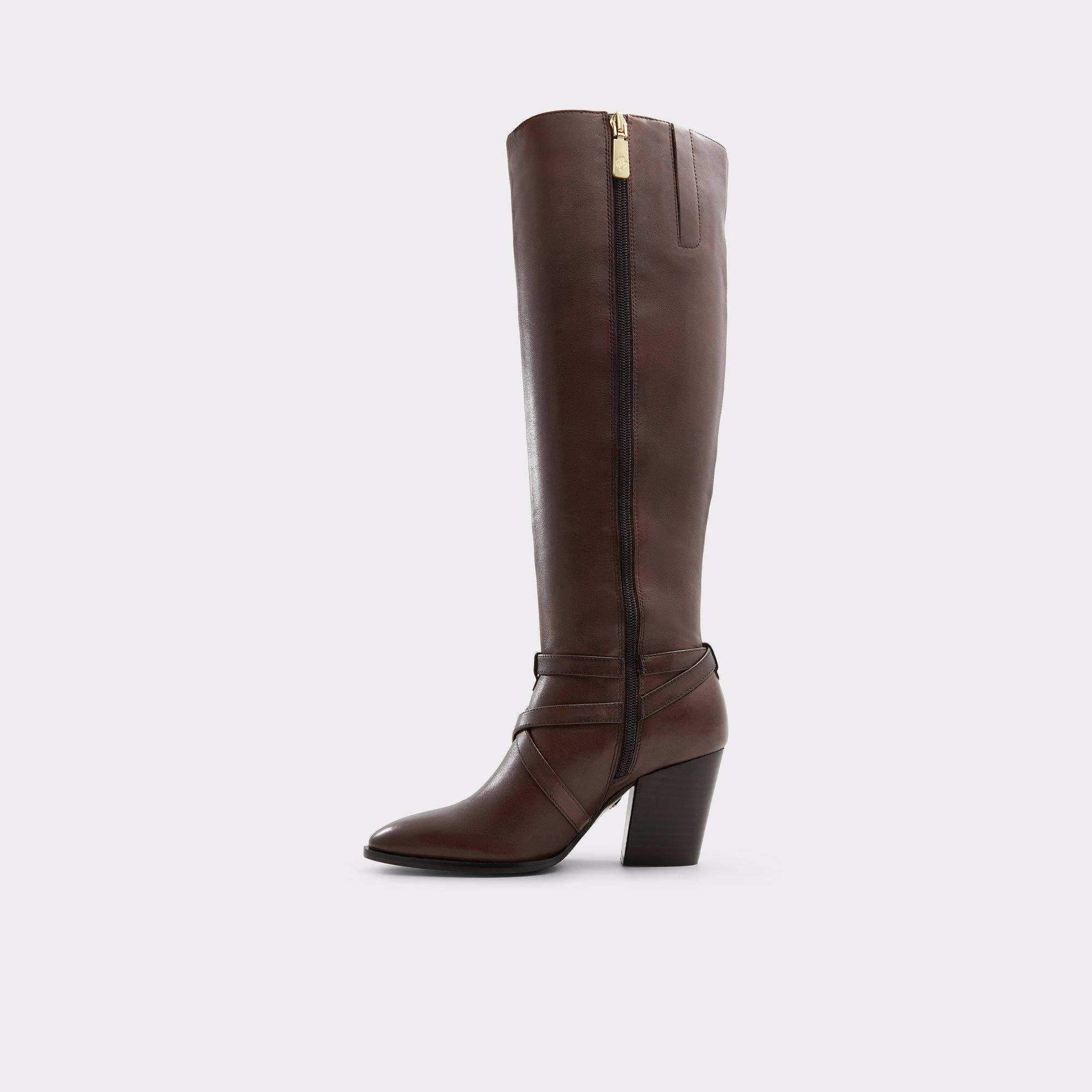 Adworeweth Dark Brown Women's Tall Boots | ALDO US Product Image