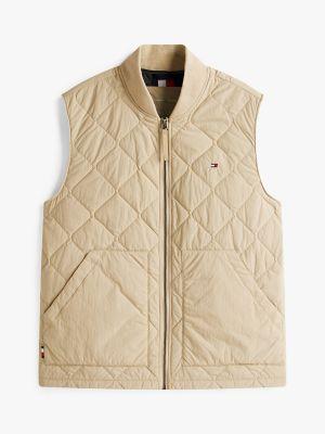 Water-Repellent Insulated Quilted Vest Product Image
