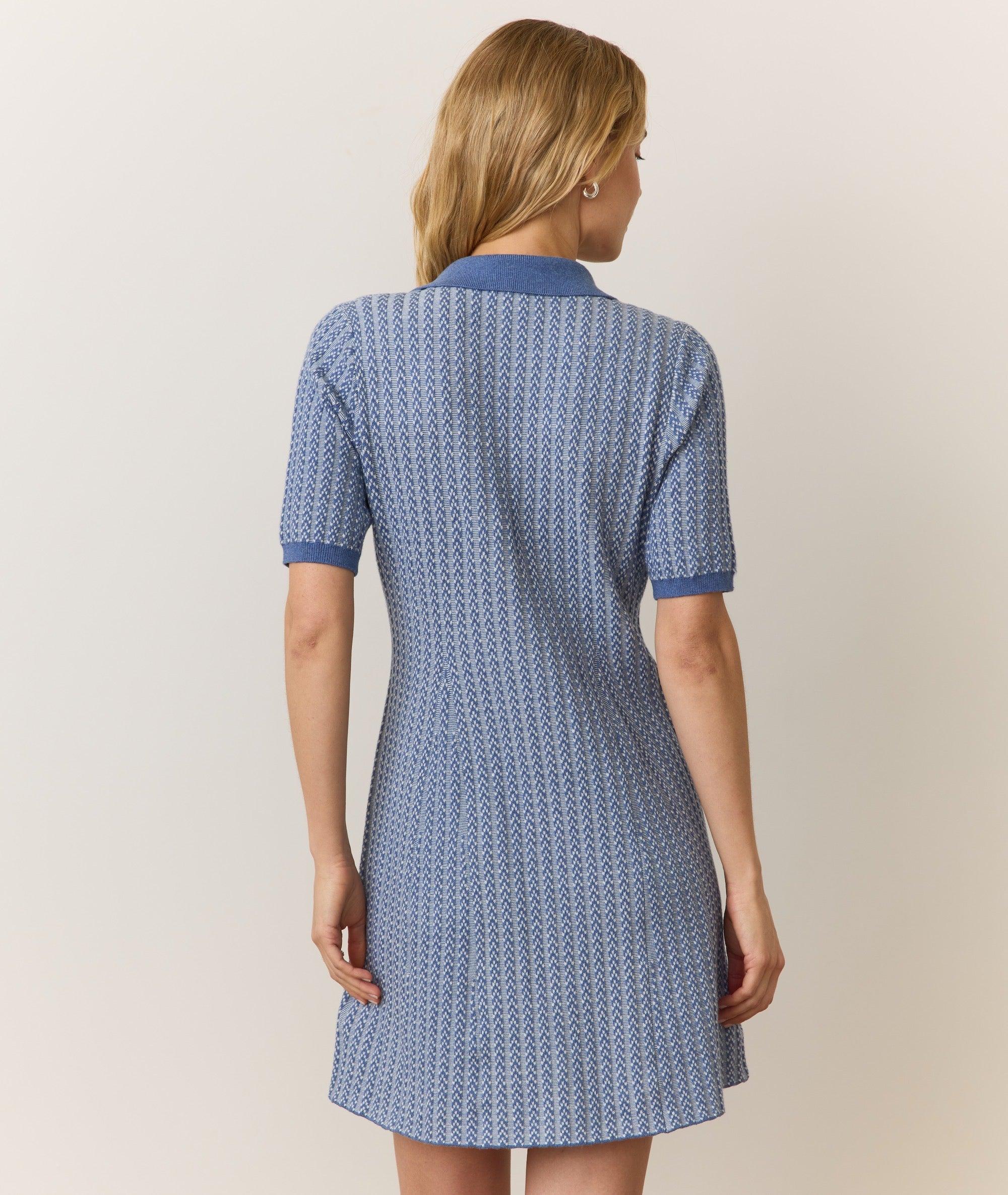 Alice Textured Polo Dress Product Image