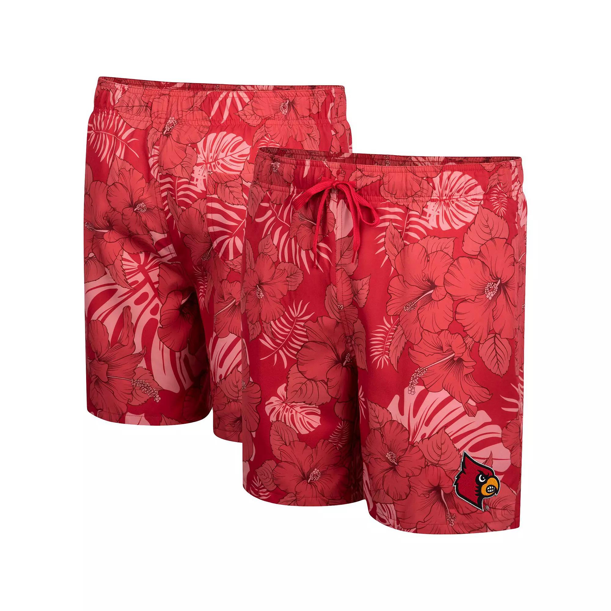 Mens Colosseum Scarlet Ohio State Buckeyes The Dude Swim Shorts Product Image