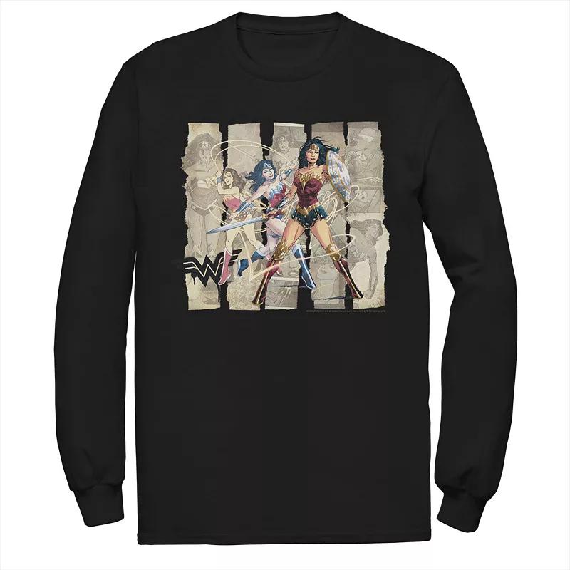 Men's DC Comics Wonder Woman Paper Strips Portrait Tee,  Product Image