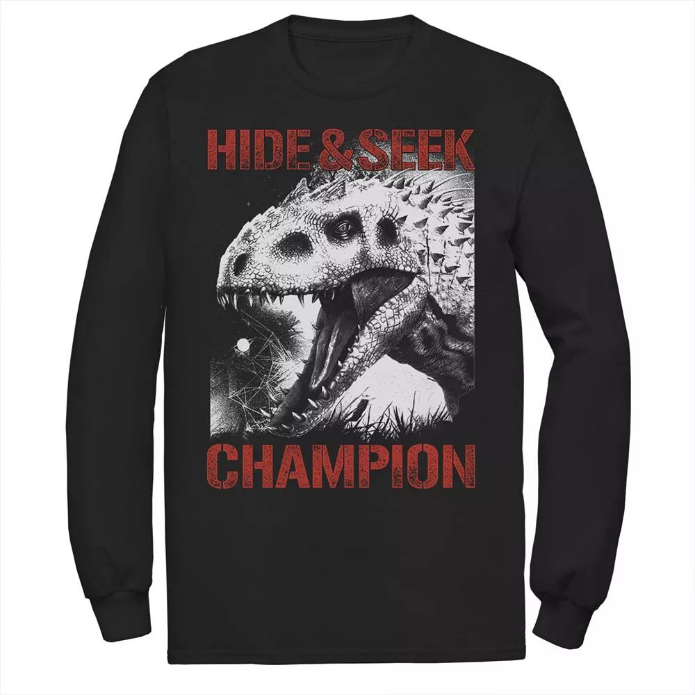 Men's Jurassic World Indominus Hide & Seek Champ Long Sleeve Graphic Tee,  Product Image
