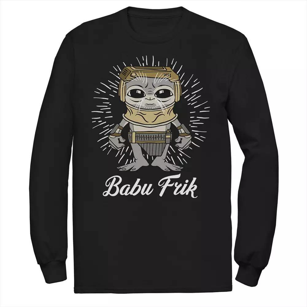 Men's Star Wars: The Rise Of Skywalker Babu Frik Simple Cartoon Tee,  Product Image