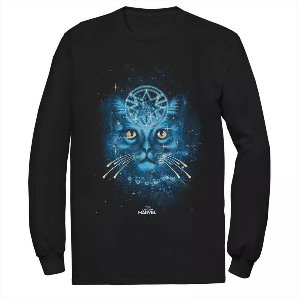 Men's Jurassic Park Retro Distressed Rainbow Logo Long Sleeve Tee,  Product Image