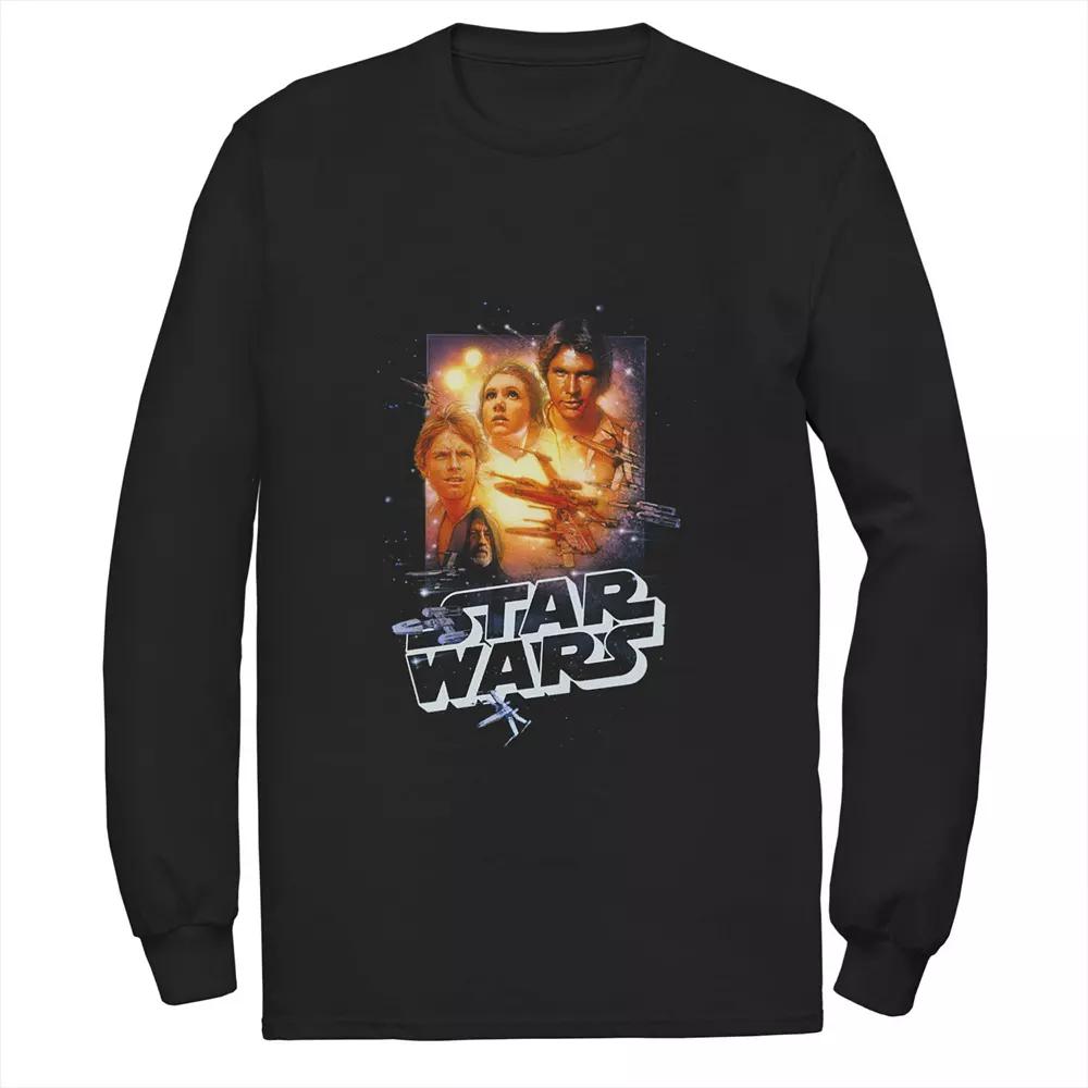 Men's Harry Potter Hogwarts House Symbols Line Art Tee, Size: Small, Black Product Image