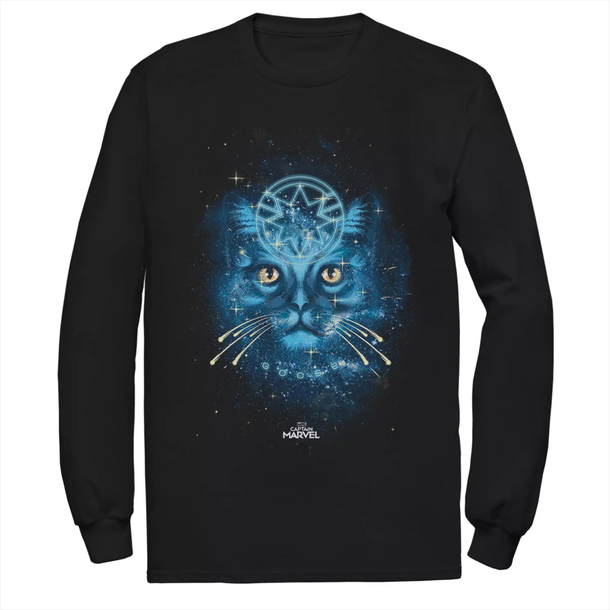 Men's Jurassic Park Retro Distressed Rainbow Logo Long Sleeve Tee,  Product Image