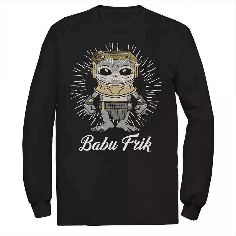 Men's Star Wars: The Rise Of Skywalker Babu Frik Simple Cartoon Tee,  Product Image