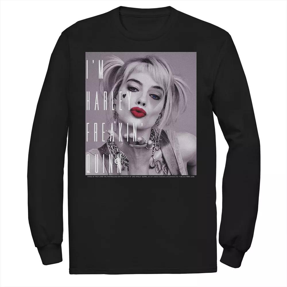 Men's DC Comics Birds Of Prey "I'm Harley Freakin' Quinn" Poster Tee,  Product Image