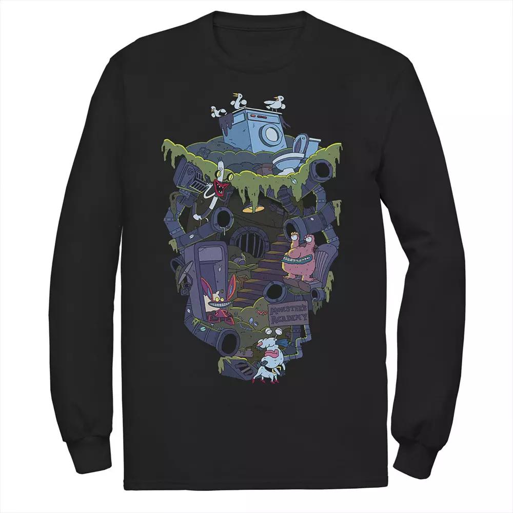 Men's Nickelodeon Aaahh!!! Real Monsters Underground Academy Long Sleeve Tee,  Product Image