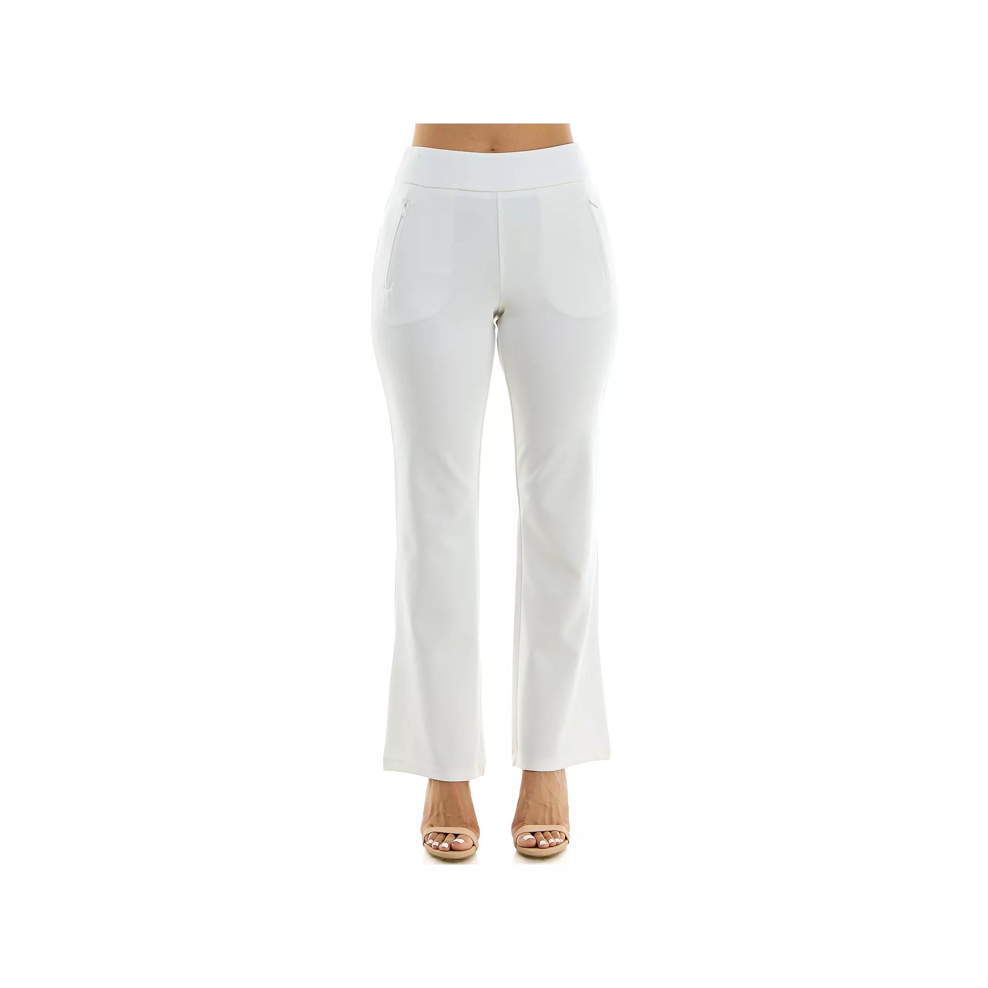 Women's Nina Leonard Classic Bell Bottom Pants,  Product Image