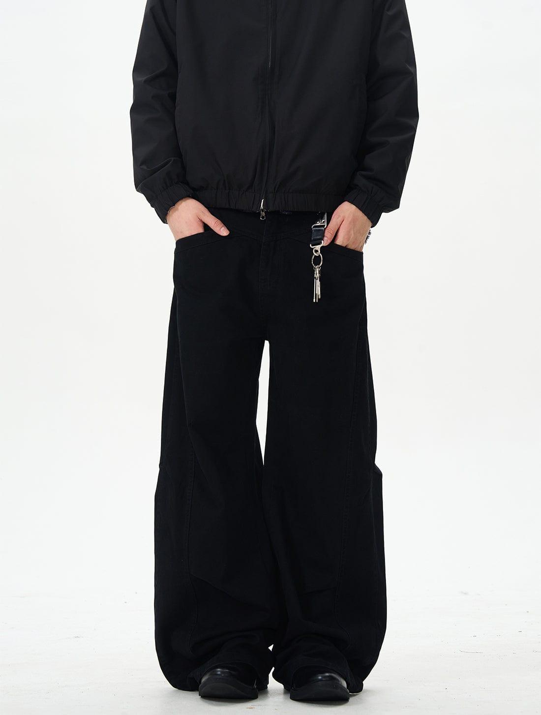 RT No. 12473 WORKWEAR WIDE STRAIGHT PANTS Product Image