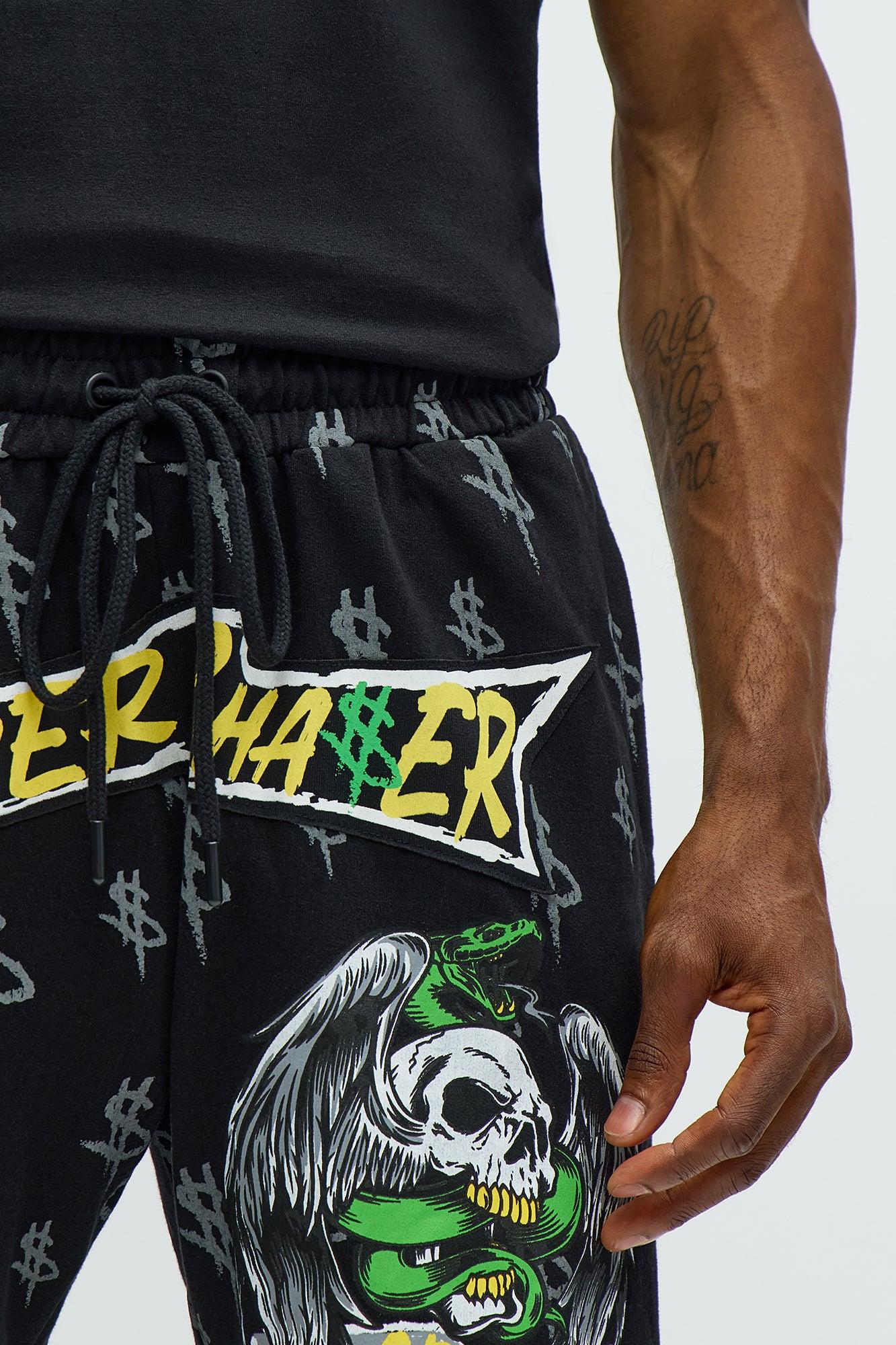 Paper Chase Academy Sweatshorts - Black Male Product Image