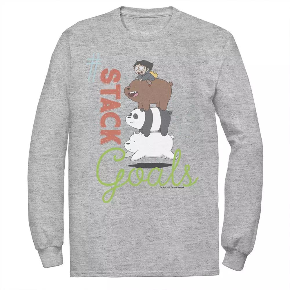 Men's Cartoon Network We Bare Bears This My Squad Patch Tee, Size: XL, Athletic Grey Product Image