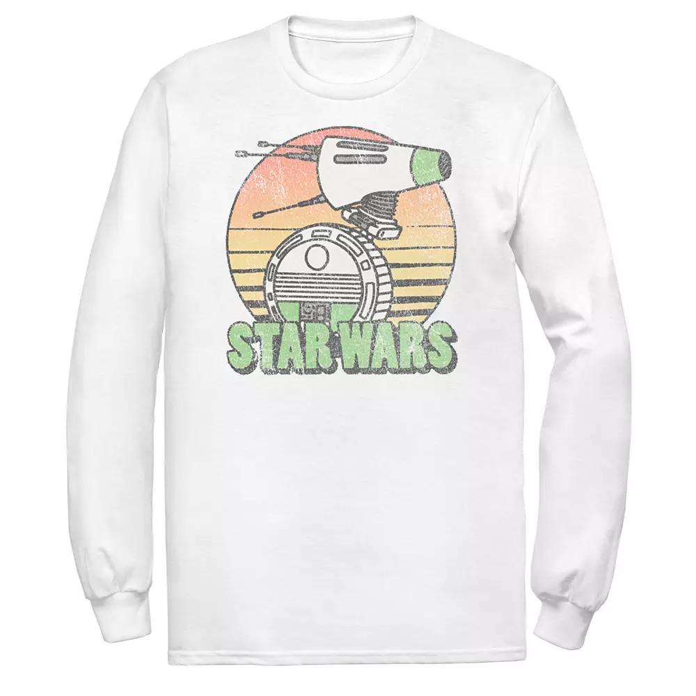 Men's Star Wars The Rise of Skywalker Retro D-0 Sunset Tee,  Product Image