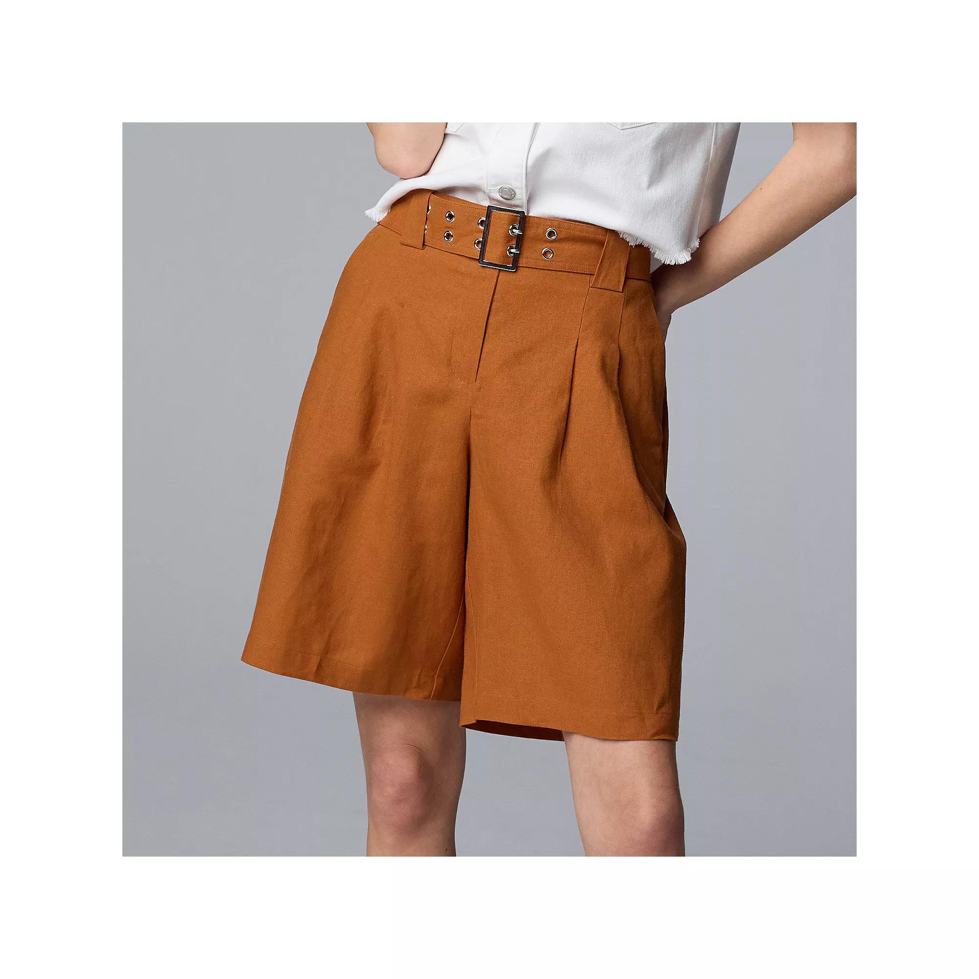 Womens Simply Vera Vera Wang Bermuda Shorts Product Image