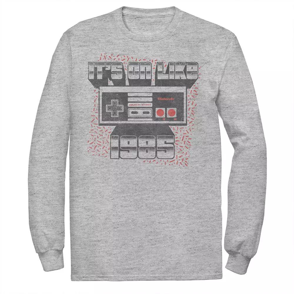 Men's Nintendo Gamer Boy Red Outline Hoodie,  Product Image
