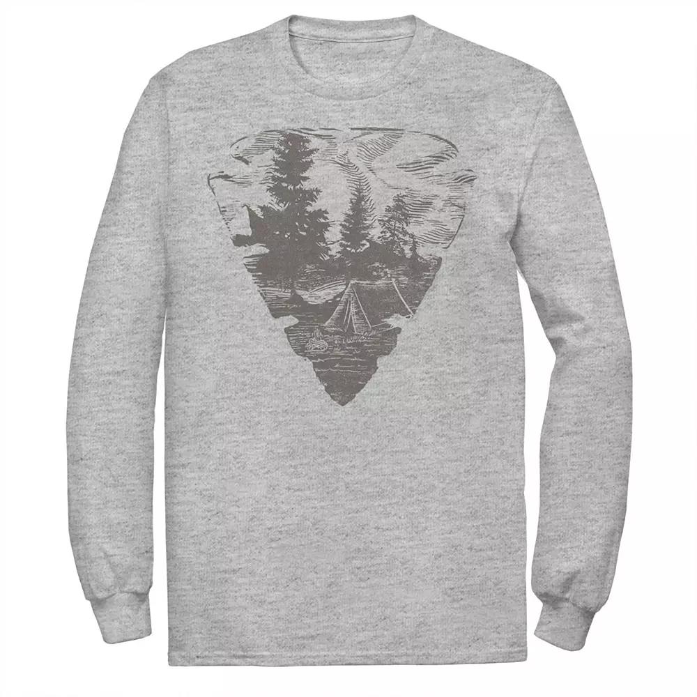 Men's Fifth Sun Arrowhead Camping Sketch Fill Tee,  Product Image