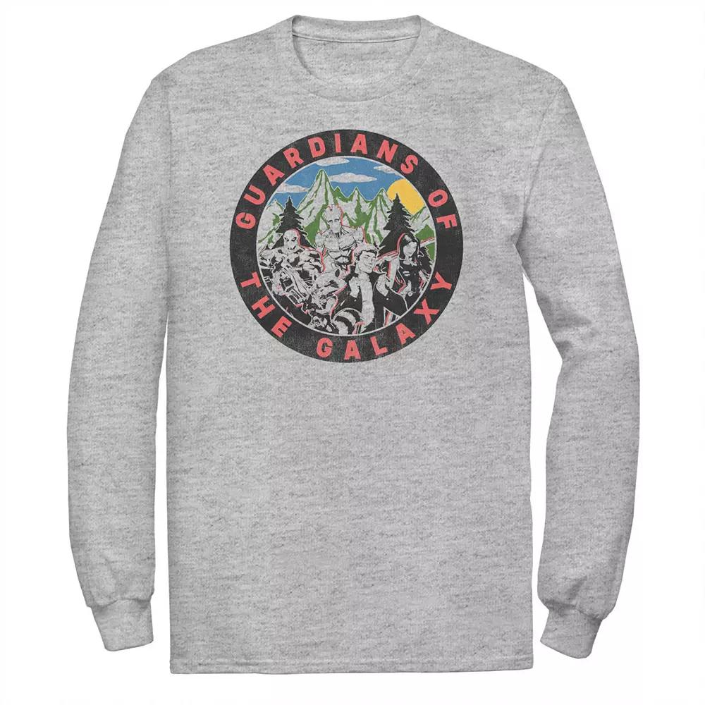 Big & Tall Marvel Guardians Of The Galaxy Group Shot Retro Tee, Men's,  Product Image