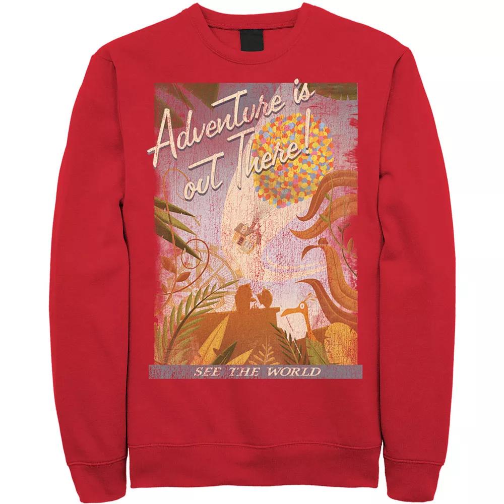 Disney / Pixar's Up Men's Poster Distressed Vintage Sweatshirt,  Product Image