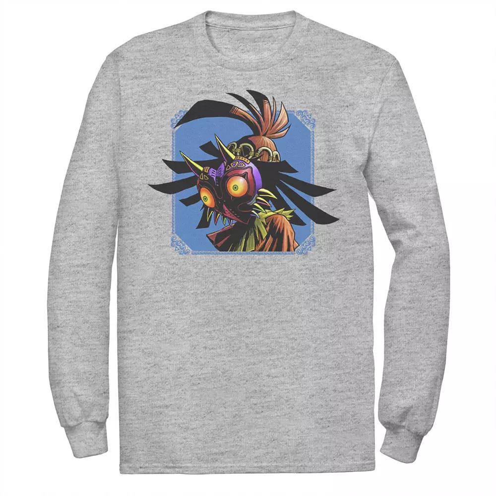 Big & Tall The Legend Of Zelda Skull Kid Portrait Long Sleeve, Men's,  Product Image