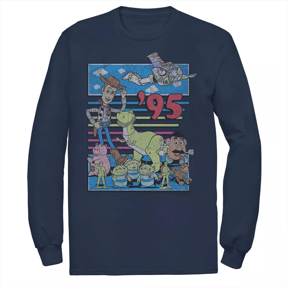 Disney / Pixar's Toy Story Men's 95 Retro Distressed Colorful Tee,  Product Image
