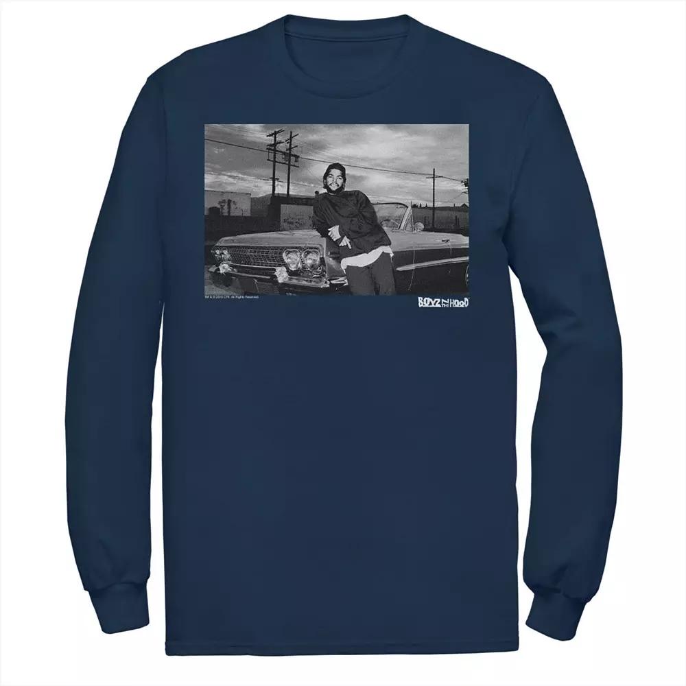 Men's Boyz In The Hood Candid Photo Real Tee, Size: Small, Blue Product Image