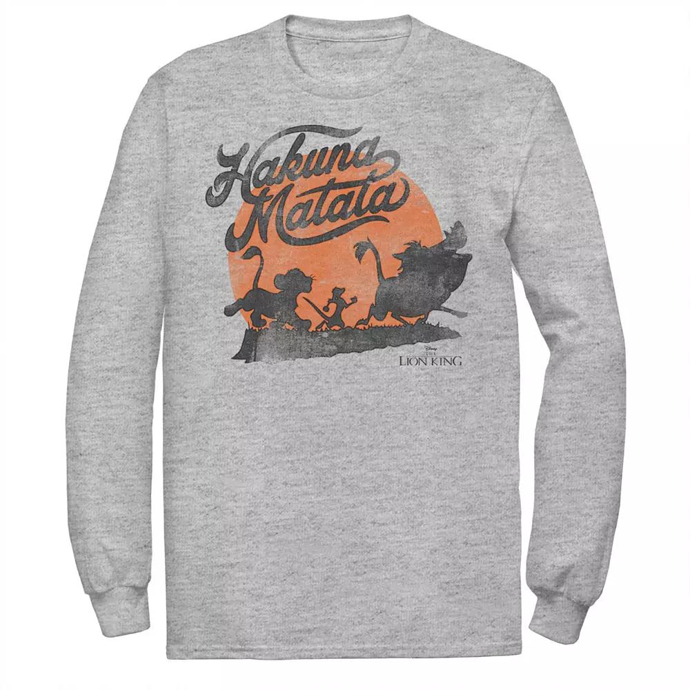 Disney's The Lion King Men's Hakuna Matata Tee, Size: Small, Athletic Grey Product Image