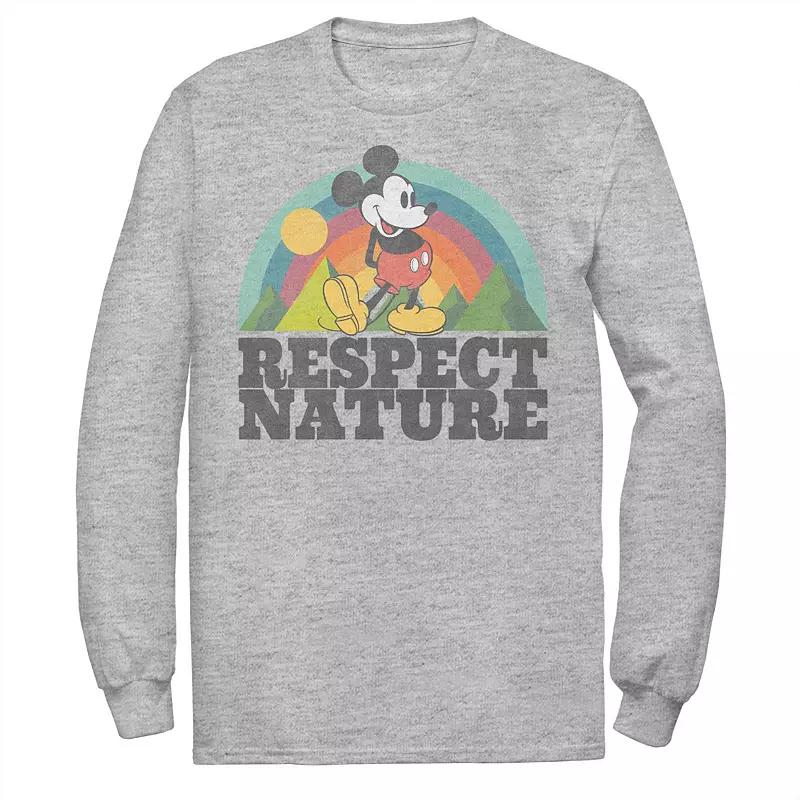 Big & Tall Disney Mickey Mouse "Respect Nature" Rainbow Graphic Tee, Men's,  Product Image