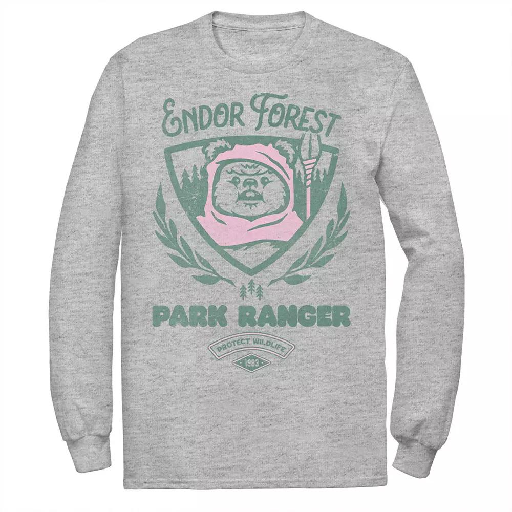 Disney's Star Wars Men's Ewok Park Ranger Long Sleeve Tee,  Product Image