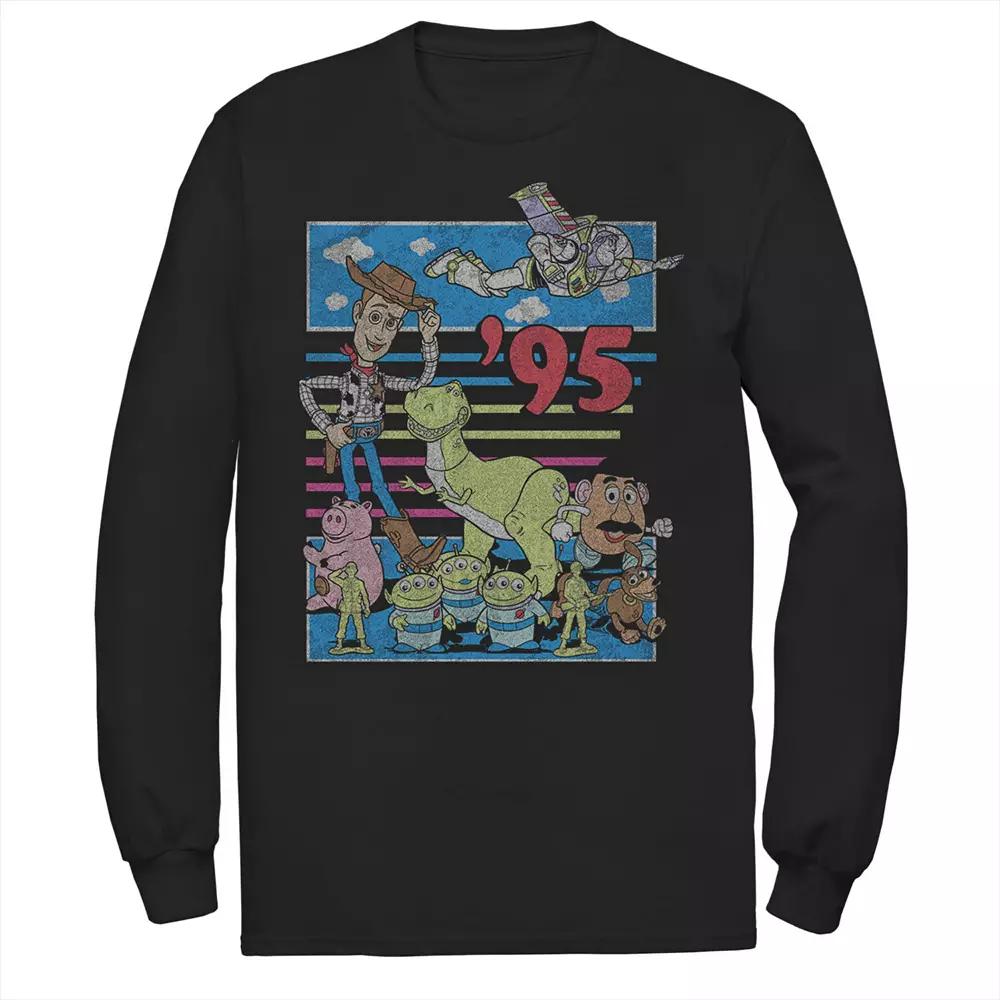 Disney / Pixar's Toy Story Men's 95 Retro Distressed Colorful Tee,  Product Image