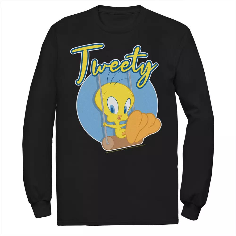 Men's Looney Tunes Tweety Swing Portrait Tee,  Product Image