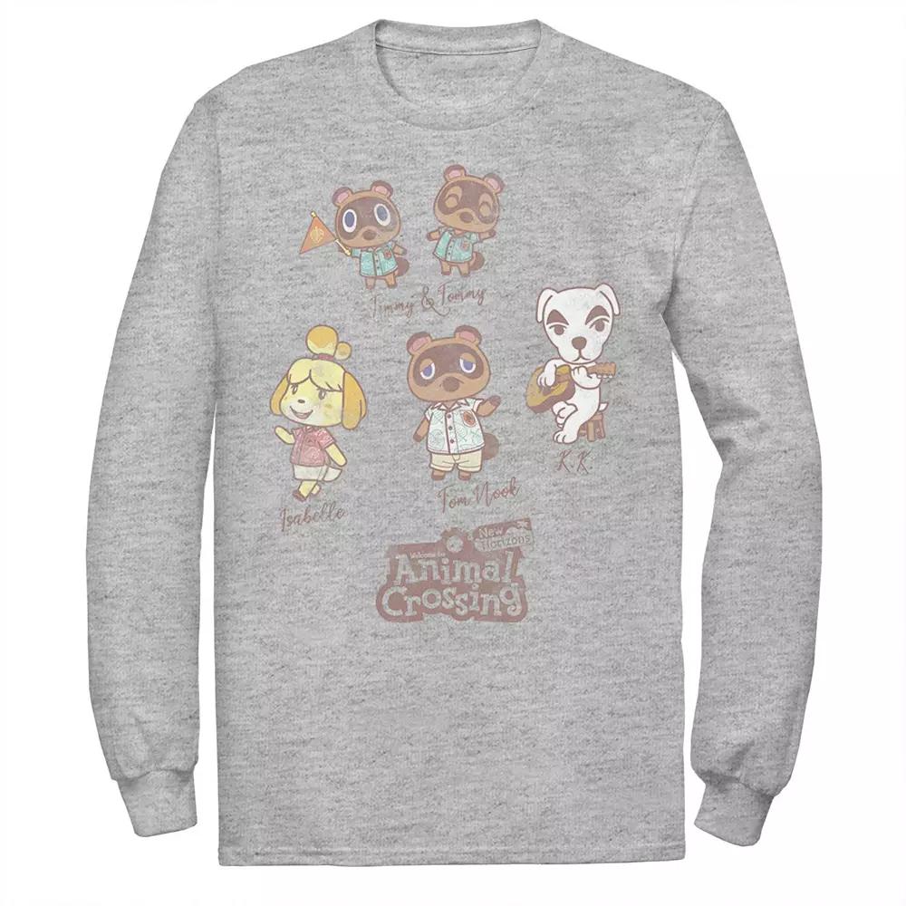 Men's Animal Crossing New Horizons Group Shot Names Tee,  Product Image