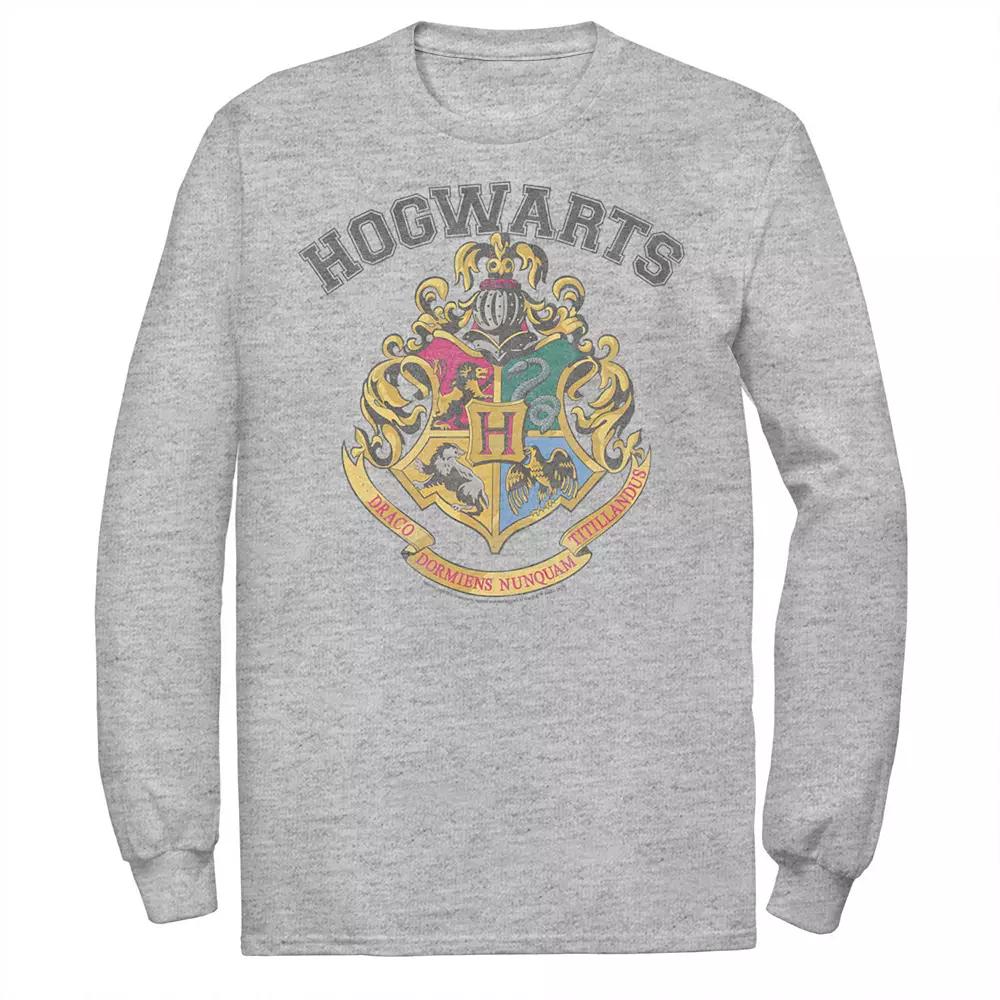 Big & Tall Harry Potter Vintage Logo Long Sleeve Graphic Tee, Men's,  Product Image