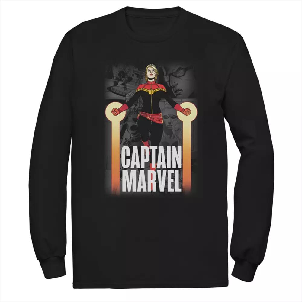 Men's Marvel Captain Marvel Universe On Top Tee,  Product Image