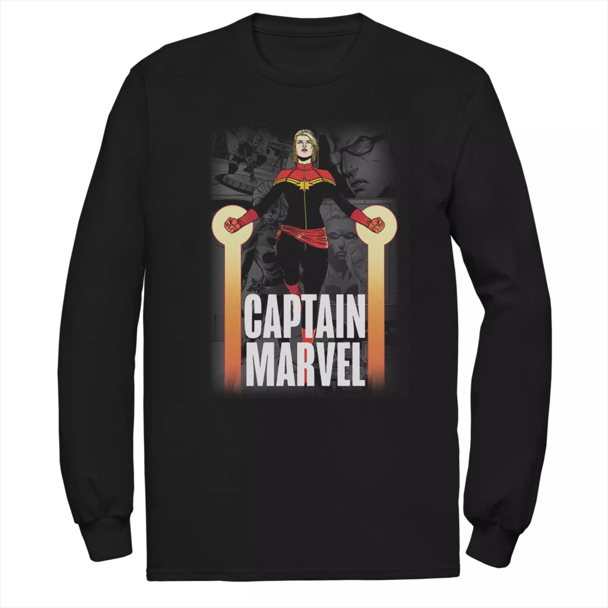 Men's Marvel Captain Marvel Universe On Top Tee,  Product Image