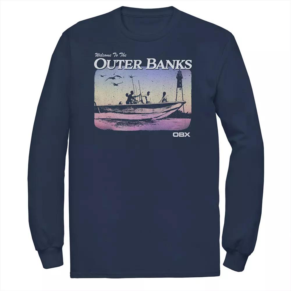 Big & Tall Outer Banks Gradient Boat Portrait Tee, Boy's,  Product Image