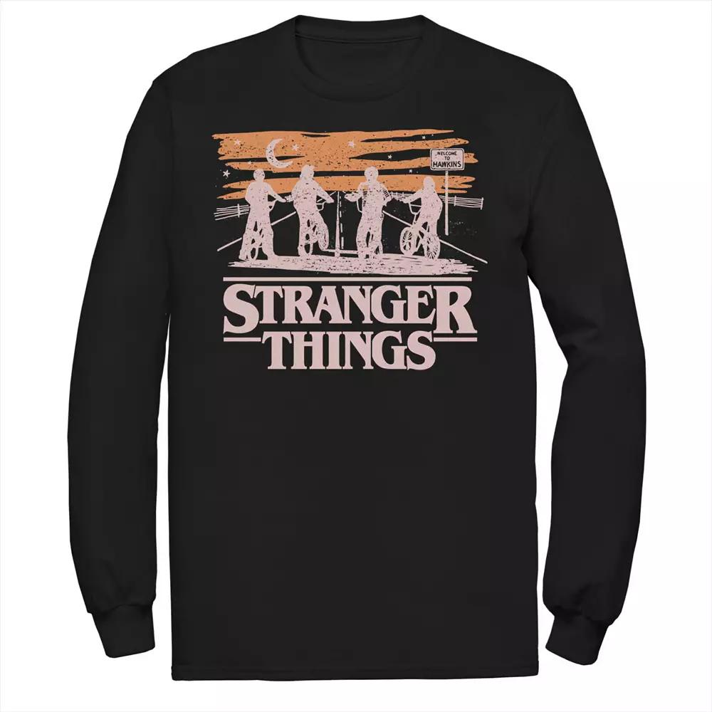Men's Netflix Stranger Things Night Silhouettes Tee,  Product Image